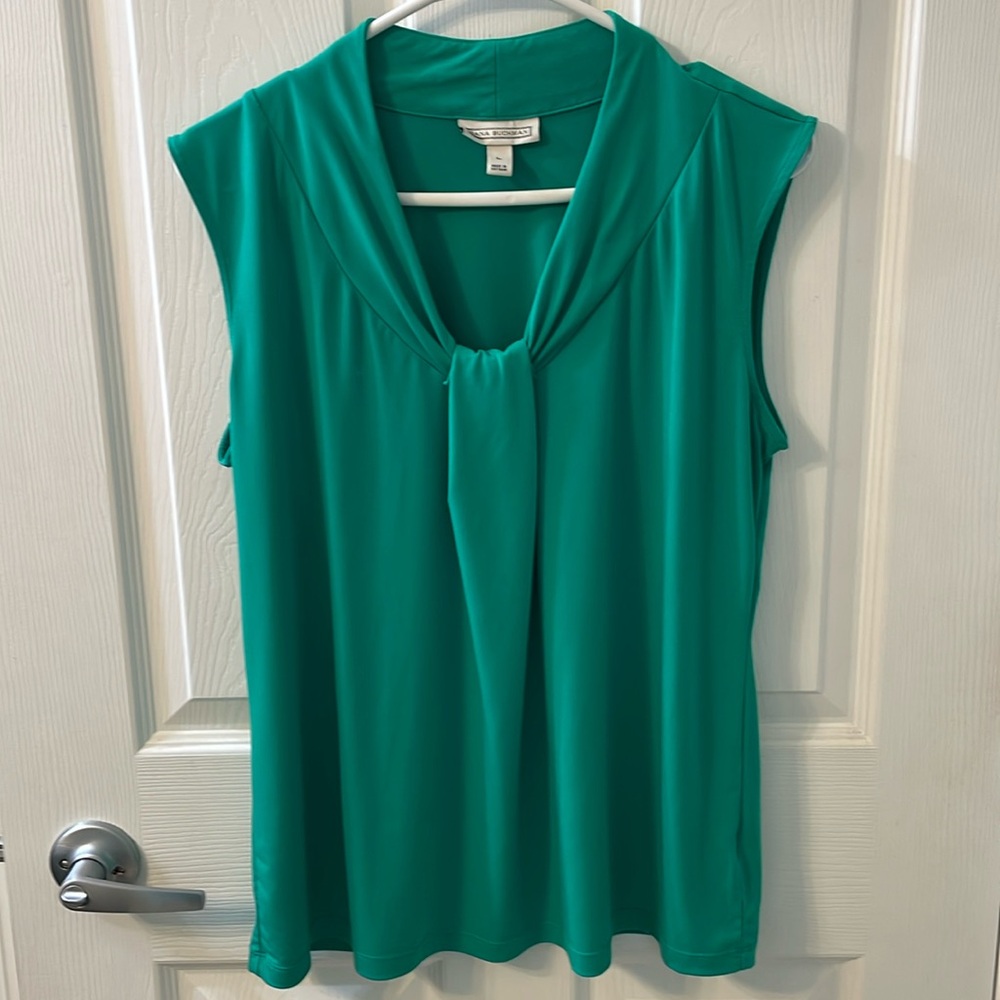 Large Green tank blouse